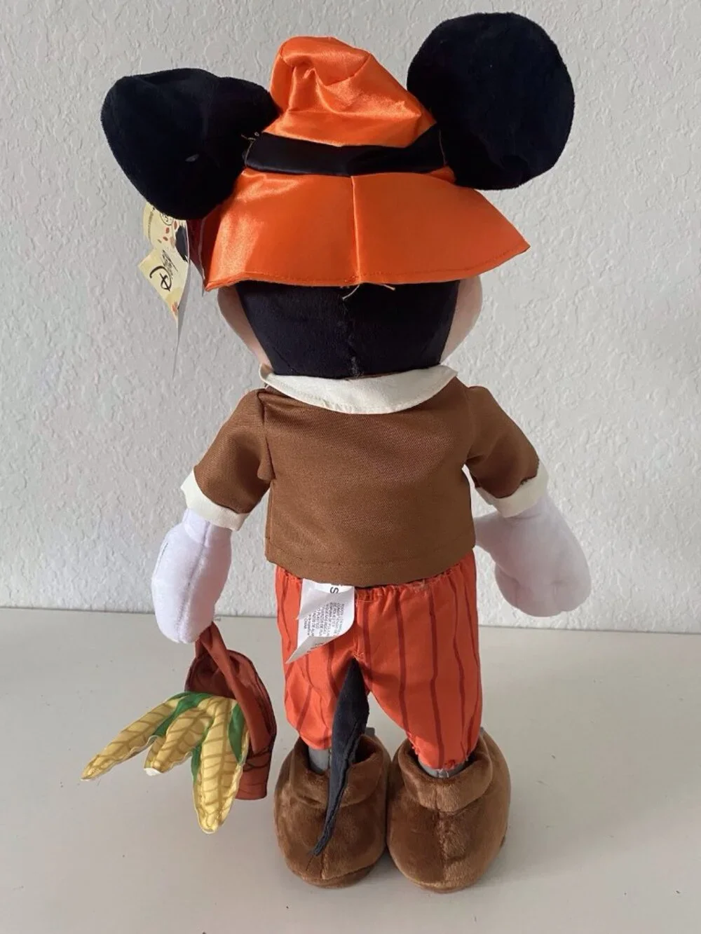 Disney Mickey Minnie Pilgrim Door Porch Greeter Fall Harvest Thanksgiving Autumn